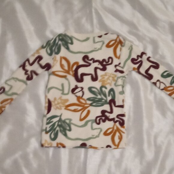 Carter's boy's top size3T/3A long sleeves animal design kidcore fun school wear - Picture 2 of 5
